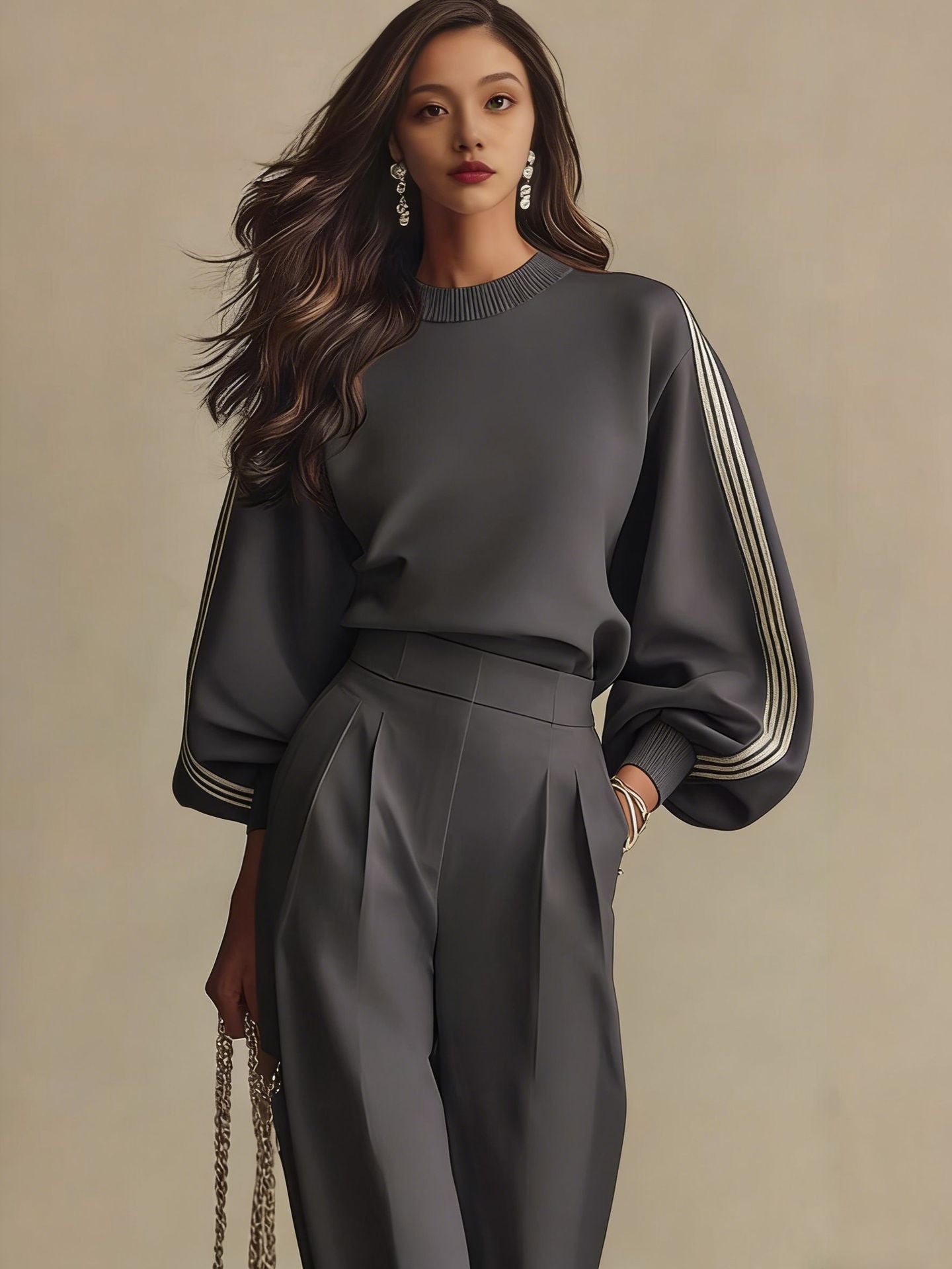 Women's Pullover Sweatshirt Colouronova