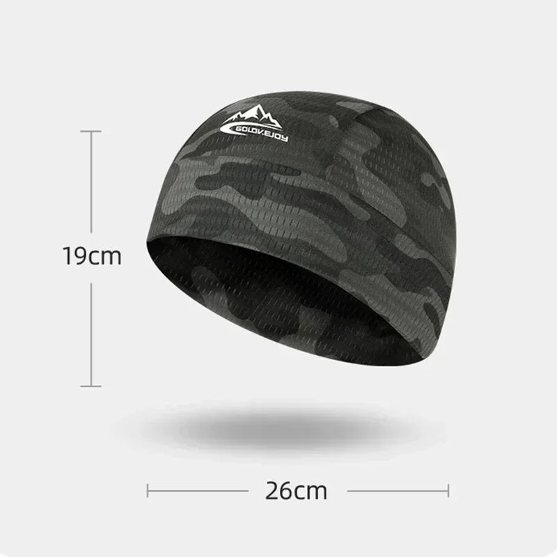 Quick-Drying Skullcap Beanie Cycling Cap Hat Men Women Summer Ice Silk Riding Small Cap Running Sports Bike Lined Hat - Colouronova
