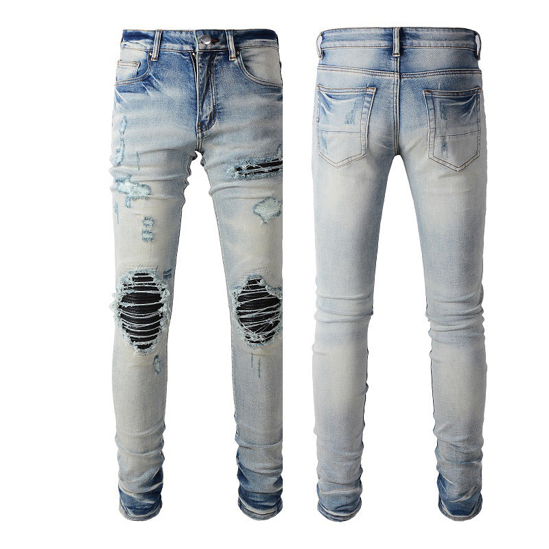 Mens Denim Trousers Colouronova