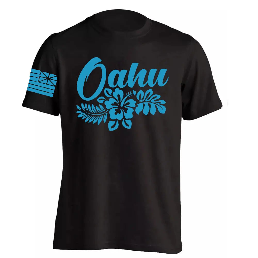 Men's Cotton Shirt OAHU HAWAII SURFING Distressed TShirt Unisex Surf Board Beach Tee Tops Summer Fashion Casual Short Sleeves - Colouronova