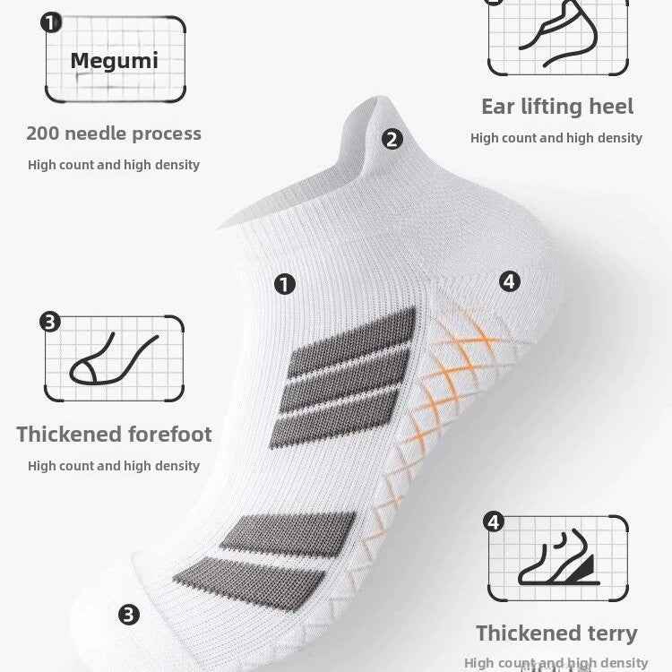 Men's Breathable Cotton Sports Socks