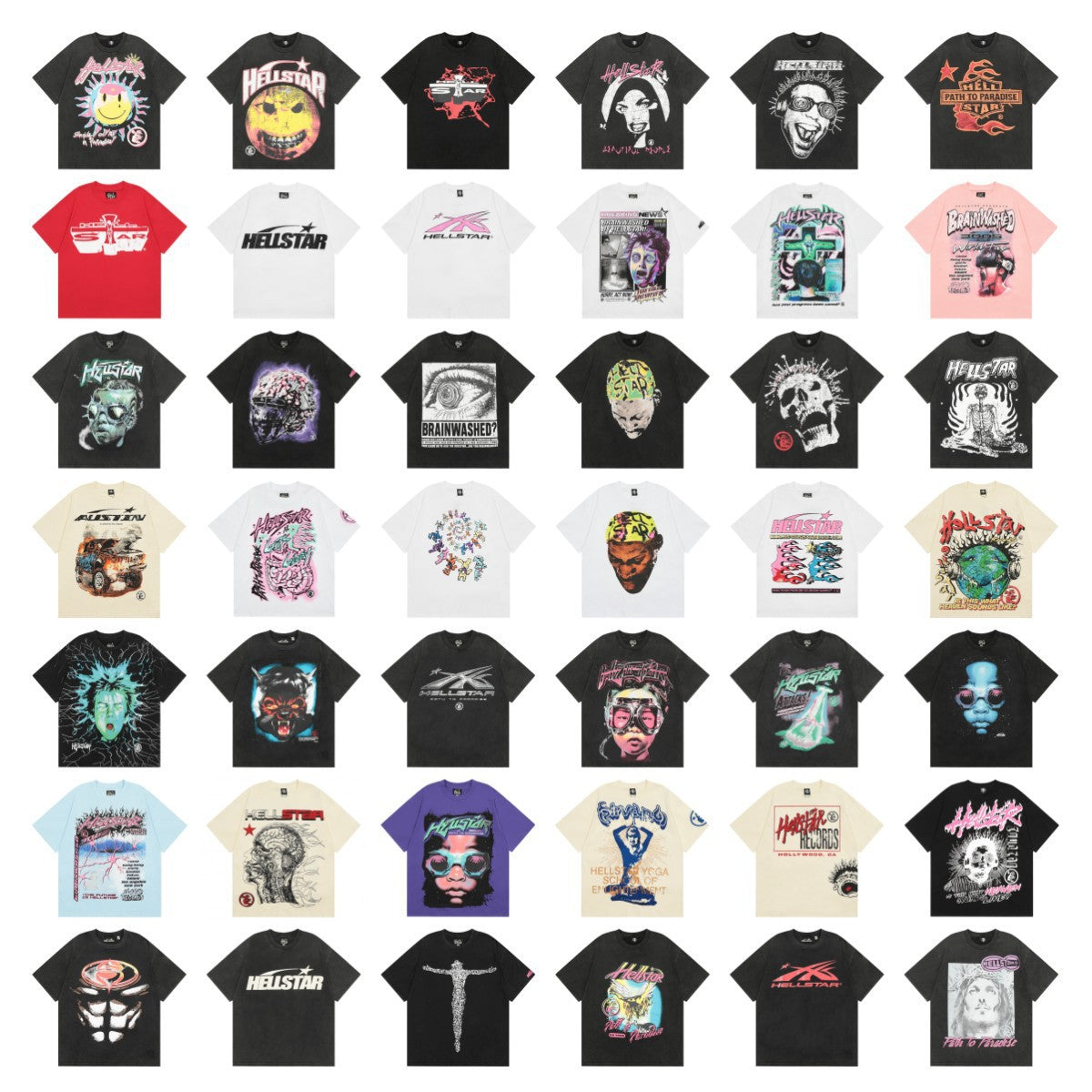 Retro Star Digital T-shirt Colouronova