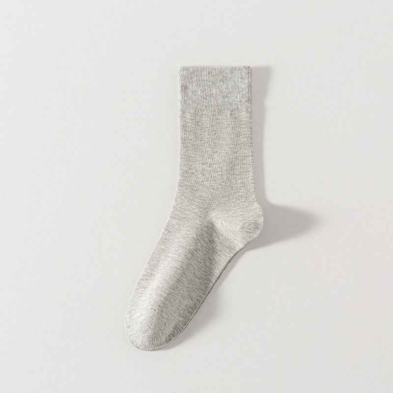 Socks - Men's Pure Color Mid-Calf