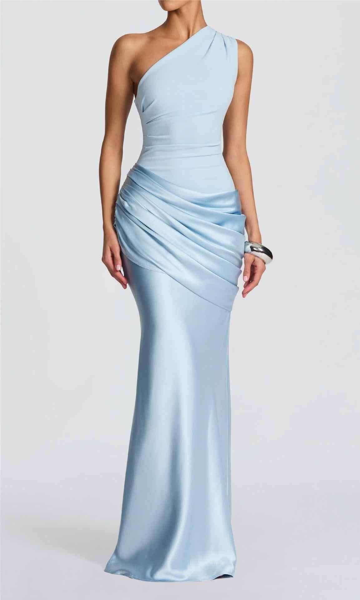 Retro Drapey Slim Fit Dress