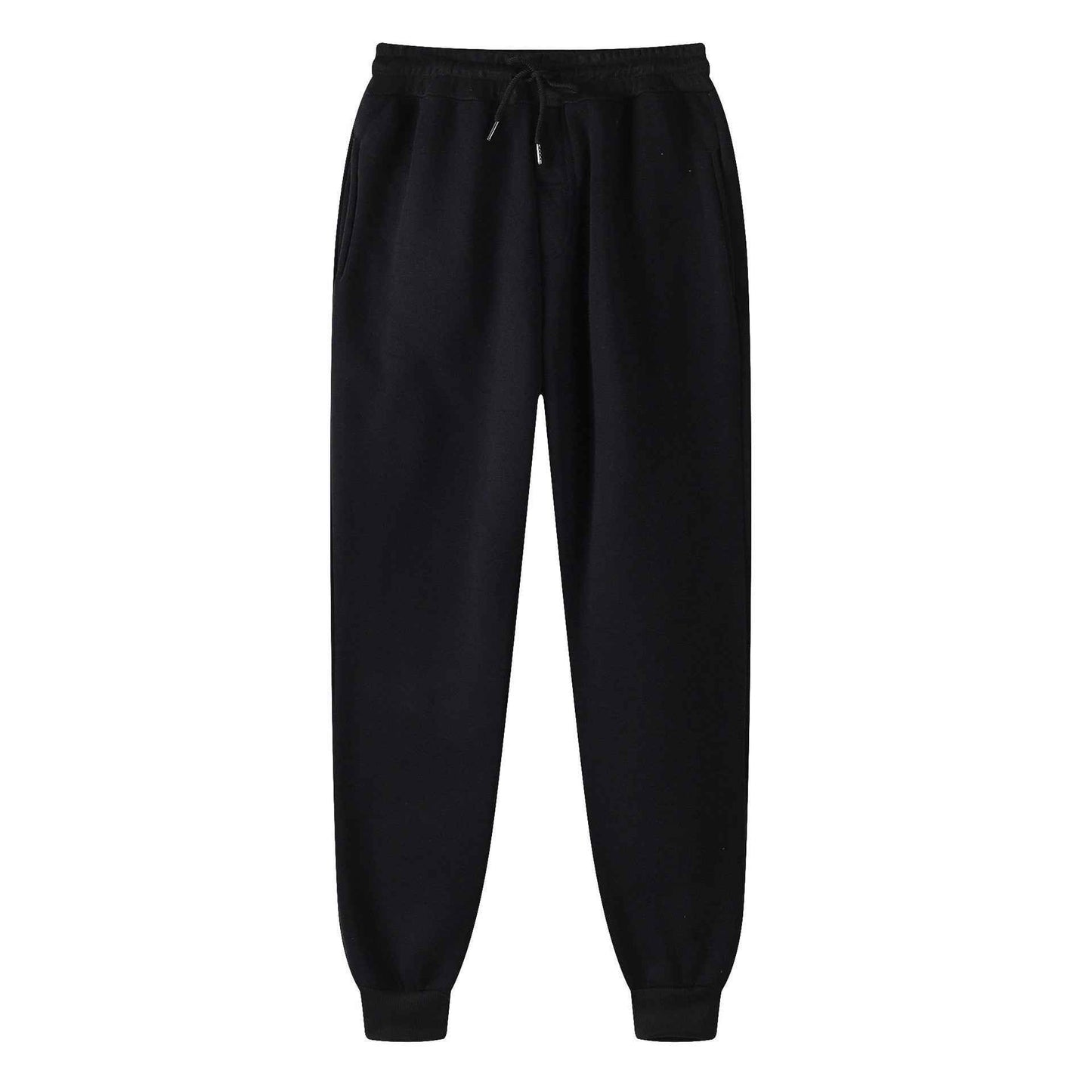 Fleece Lined Sweatpants with Elastic Waist