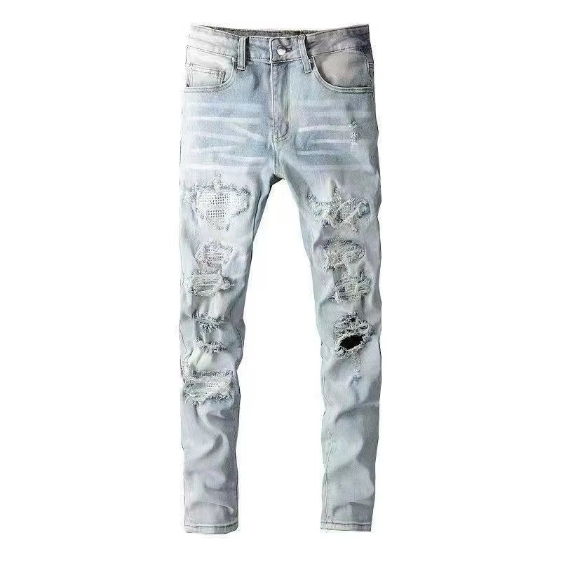 mens cotton jeans Colouronova
