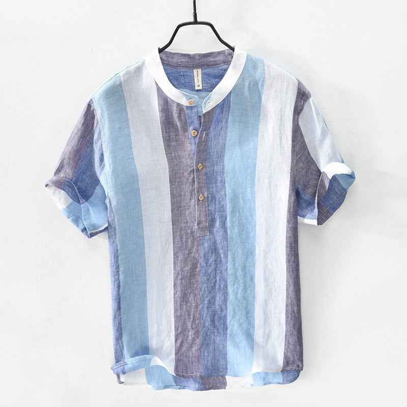 Striped linen shirt