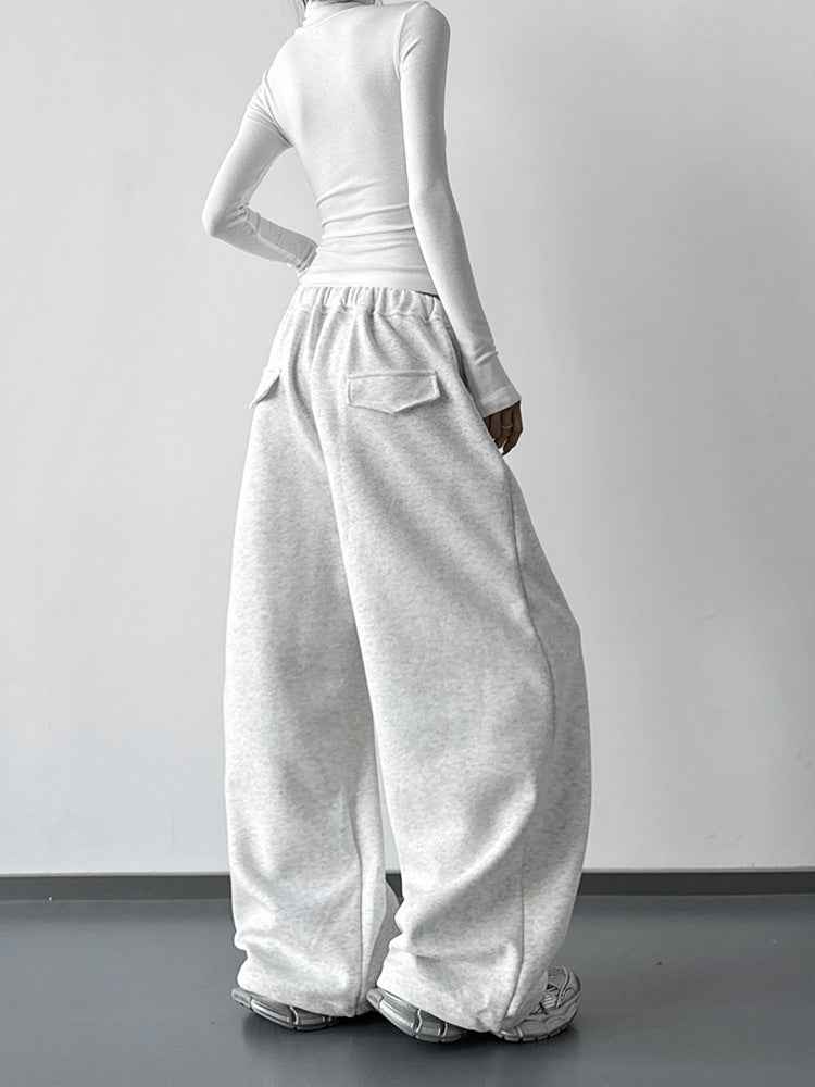 Women's High-Waisted Wide-Leg Sweatpants