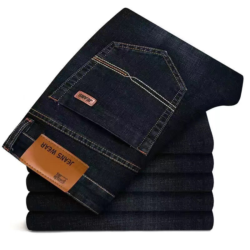 Men's Loose Straight Jeans Colouronova