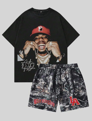 Loose T-shirt set Colouronova