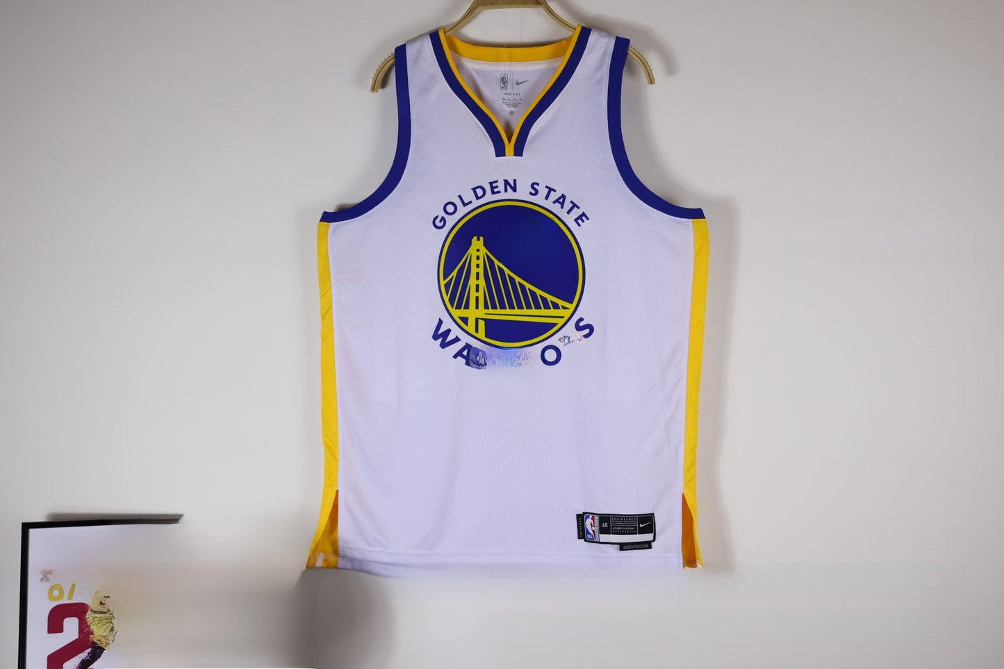 Retro Basketball Jersey Warriors Edition Colouronova