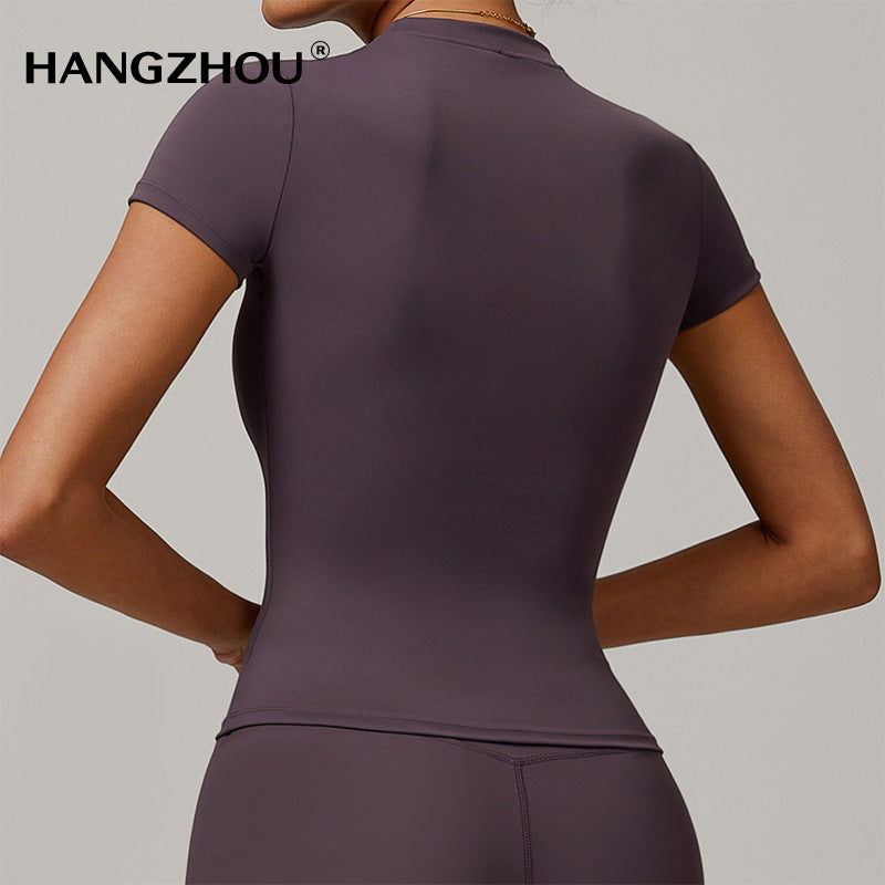 Women's Quick-Dry Yoga Fitness Top Colouronova