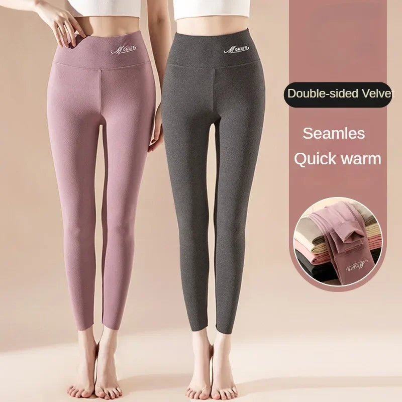 Leggings Women Clothing Fitness Women Leggins Leggings High Waisted  Pants Women Sexy Gym  Winter Warm - Colouronova