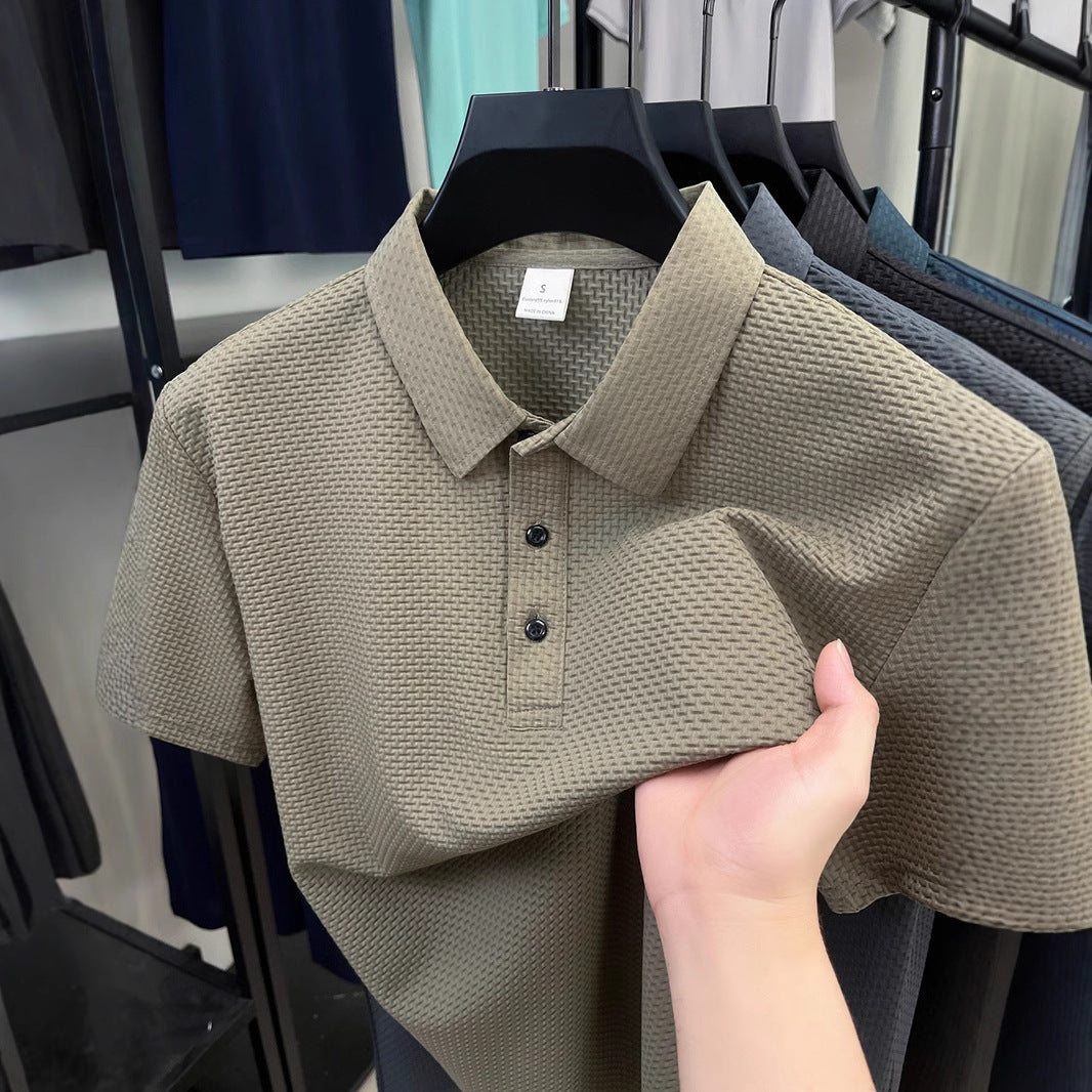 Breathable Men's Summer Polo Shirt Colouronova