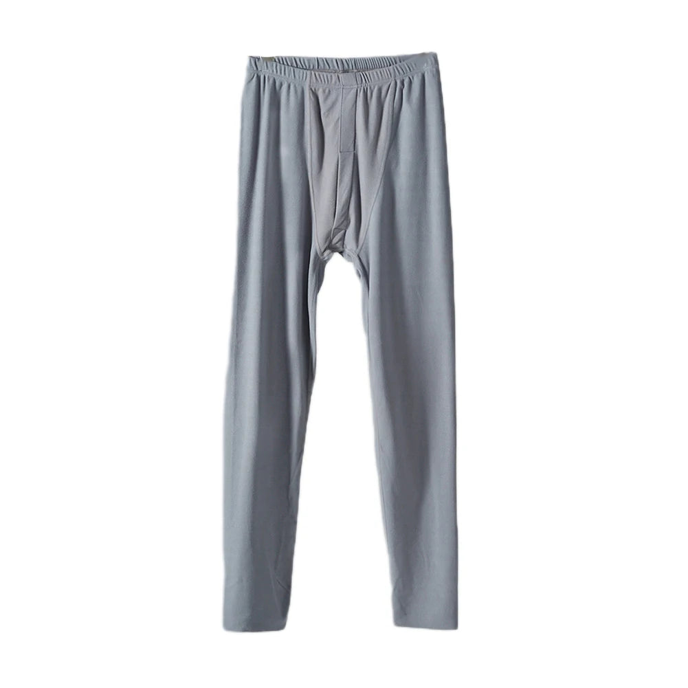 Mens Brushed Velvet Thick Quick Warming Warm Pants Leggings Multi Color Winter Warm Long John Underpants Elastic Bottom Pants - Colouronova