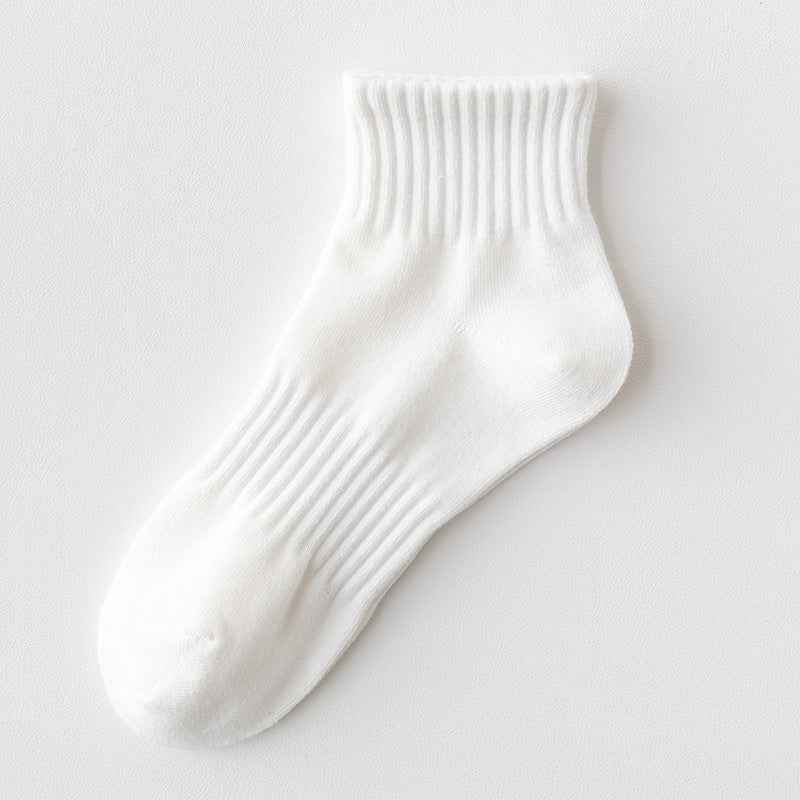 Summer Sweat-Absorbent Solid Color Socks