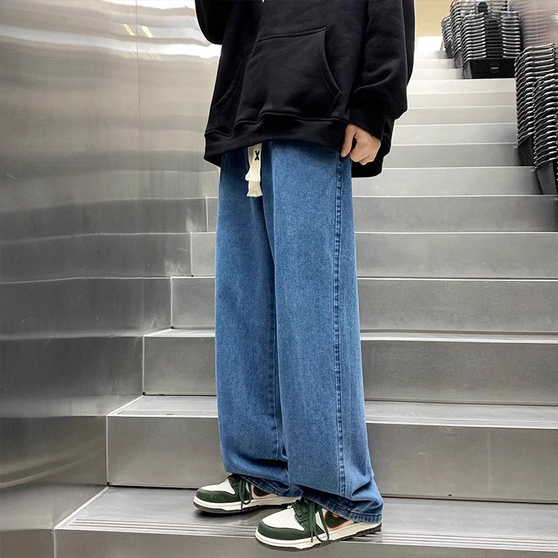 High street stretched-waist jeans Colouronova