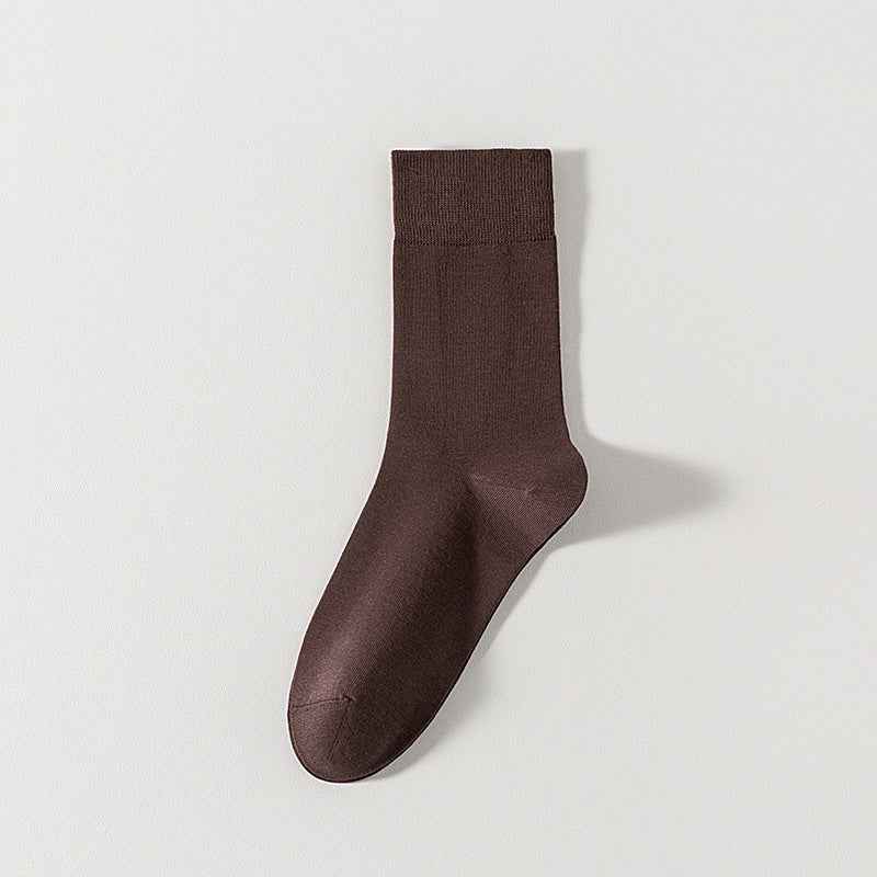 Socks - Men's Pure Color Mid-Calf