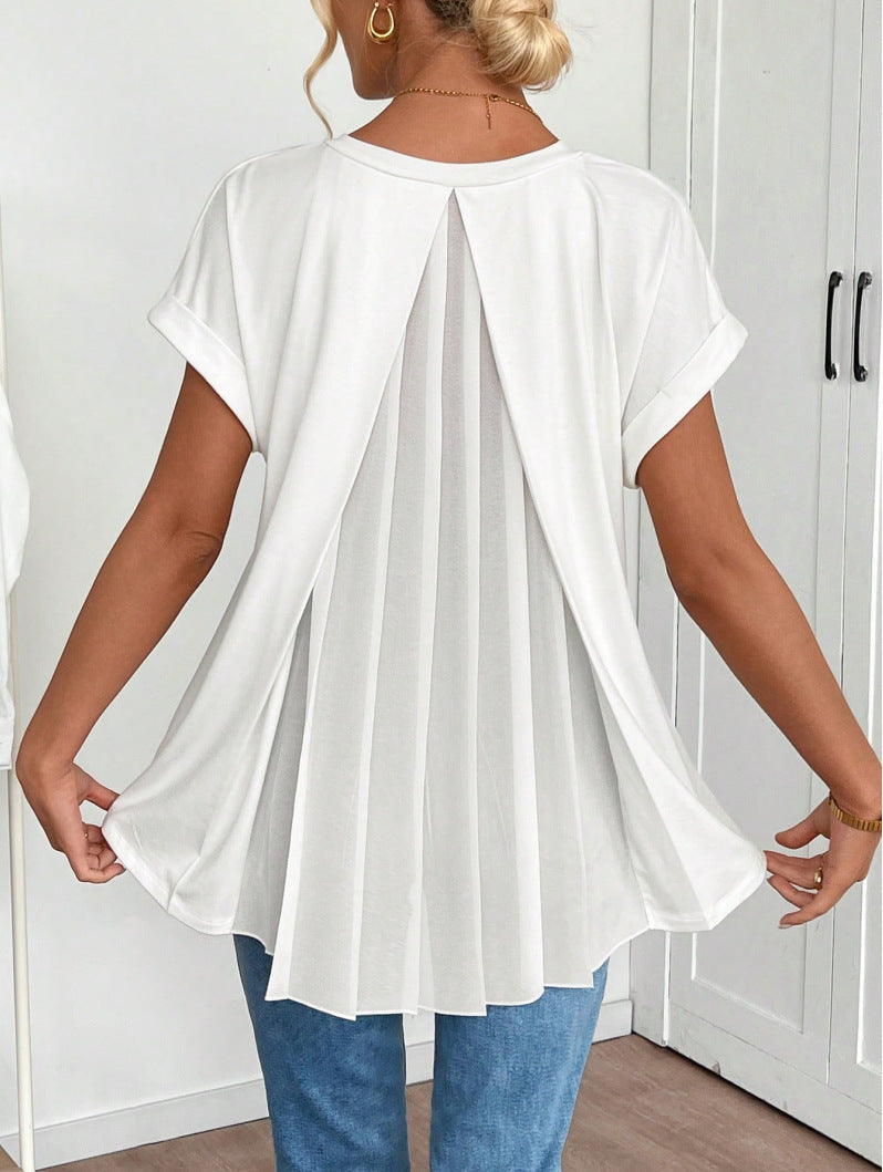 Women's V-Neck Knitted Top Colouronova