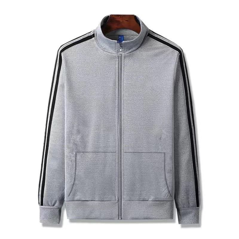Casual Sports Suit Stand Collar Cardigan and Pants Set Colouronova