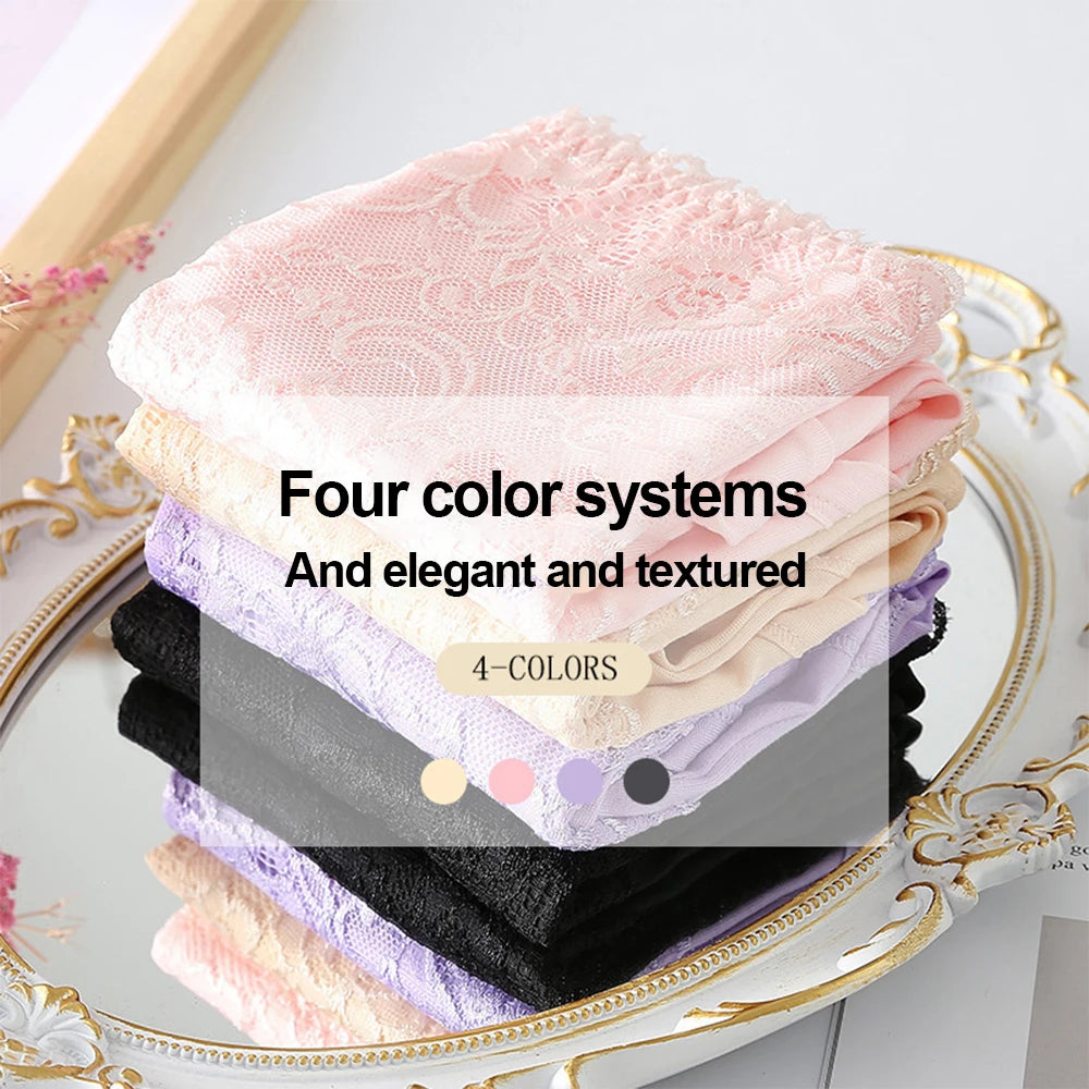 Briefs Women Panties No Trace Plus Size Wide Women Abdomen Breathable Brief Briefs Comfortable High Waist Pants - Colouronova