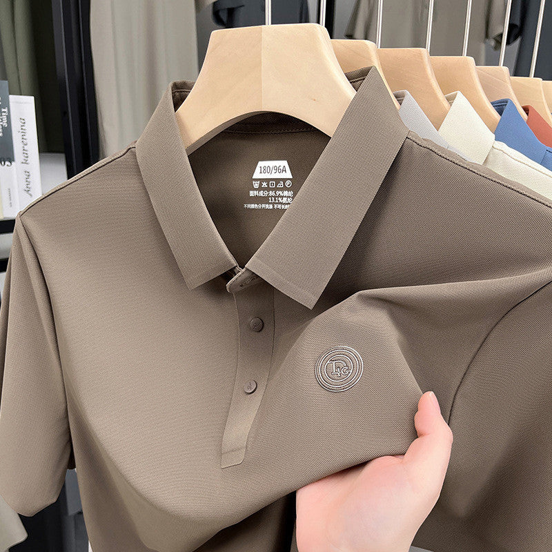 Men's Casual Short Sleeve Polo Shirt Colouronova