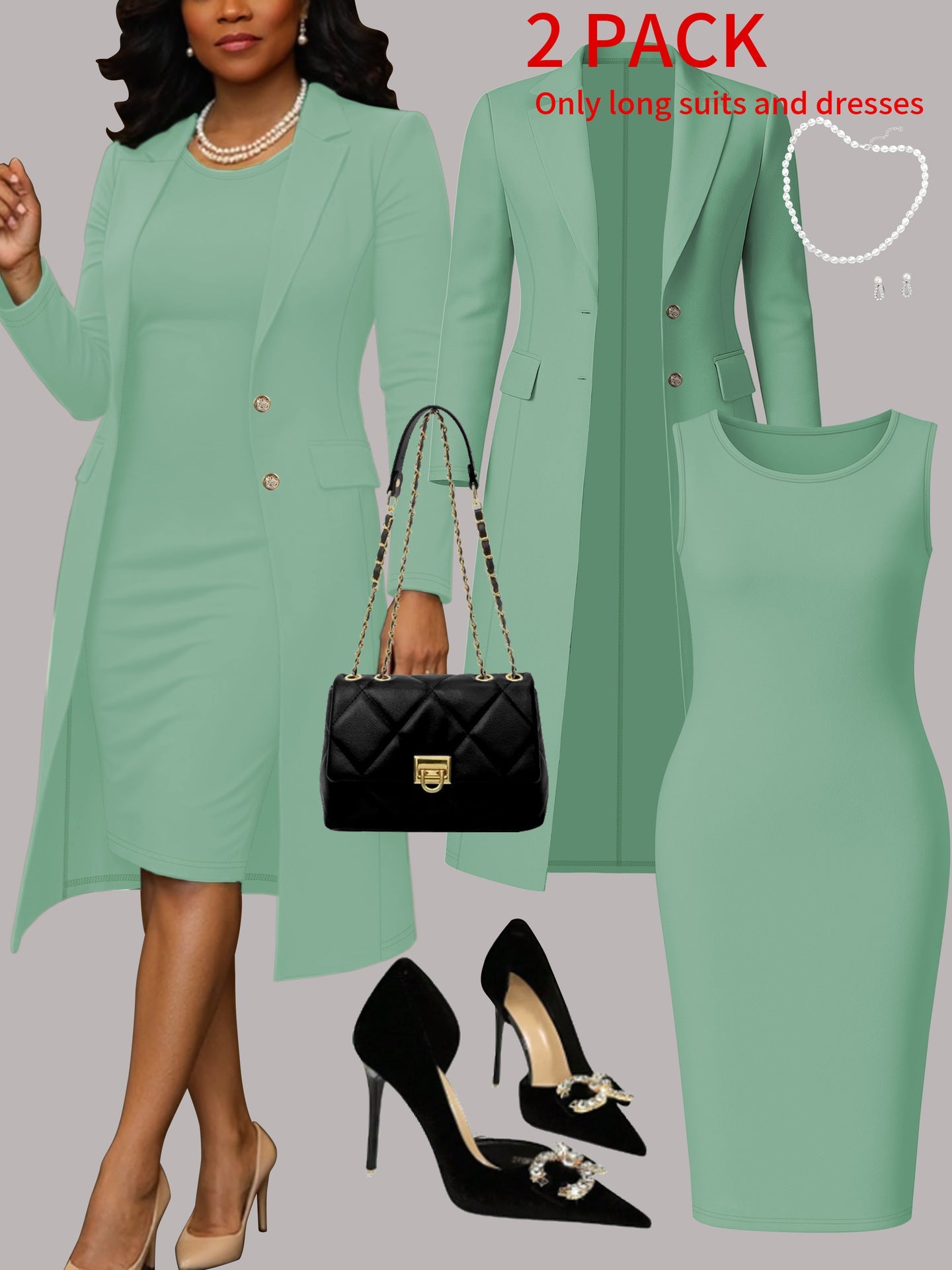 Dress Two-Piece Set Colouronova
