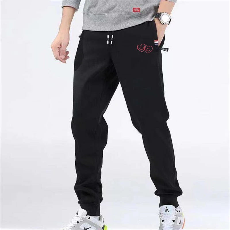 Winter Pants Men Lambswool Warm Thick Casual Thermal Sweatpants Male Trousers Brand Fashion Men Joggers Plus Size - Colouronova