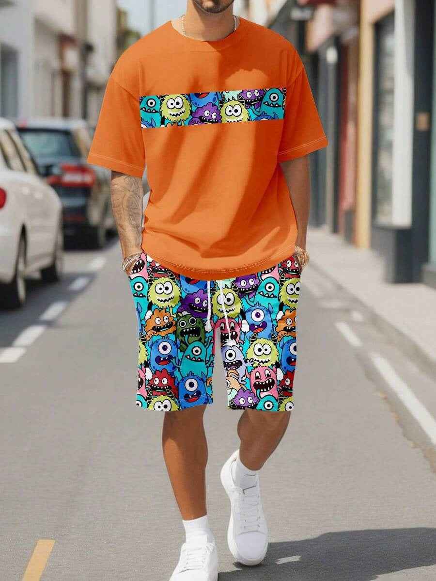 Loose and casual hip-hop suit