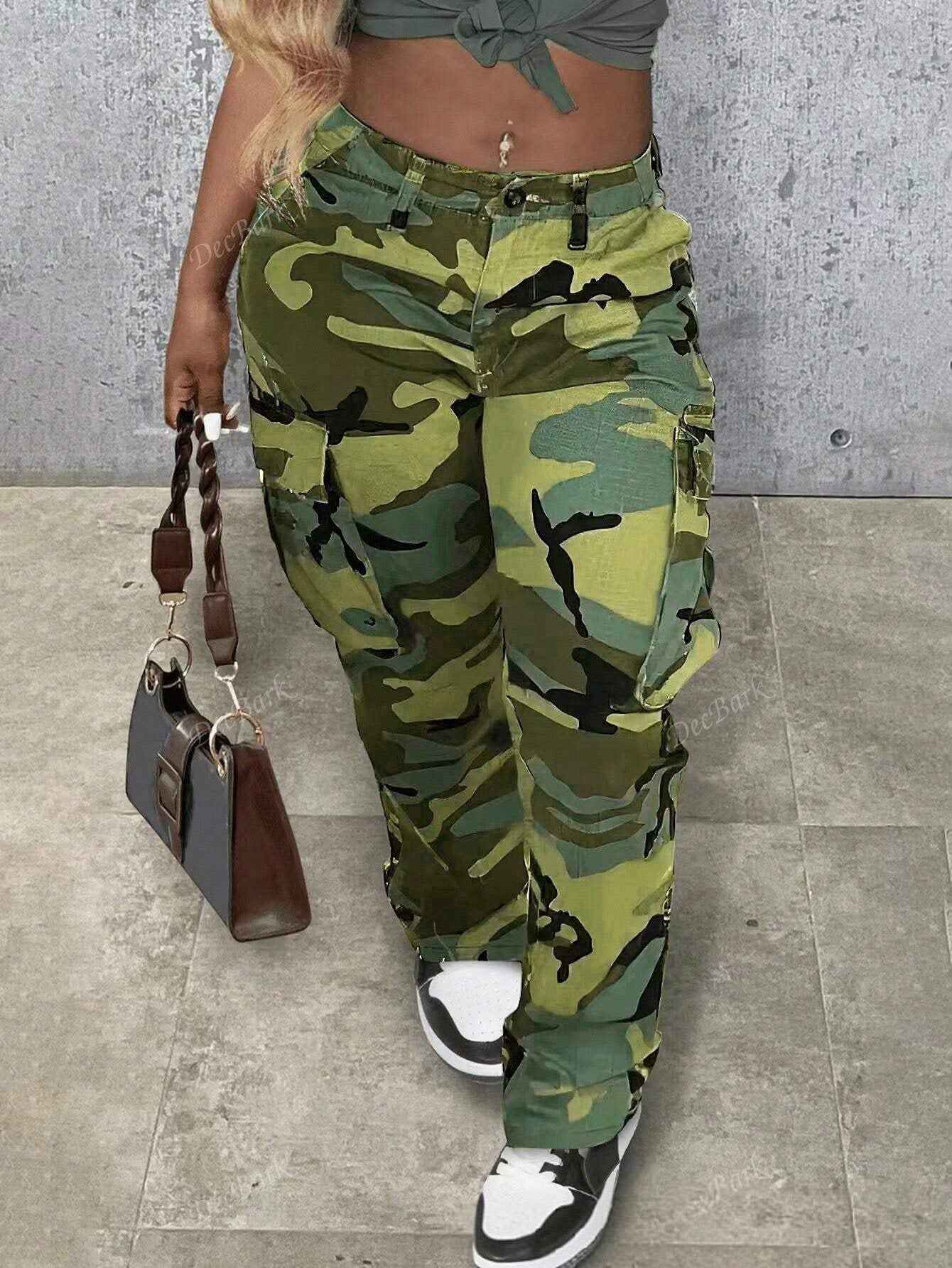 Women's Camouflage Cargo Pants