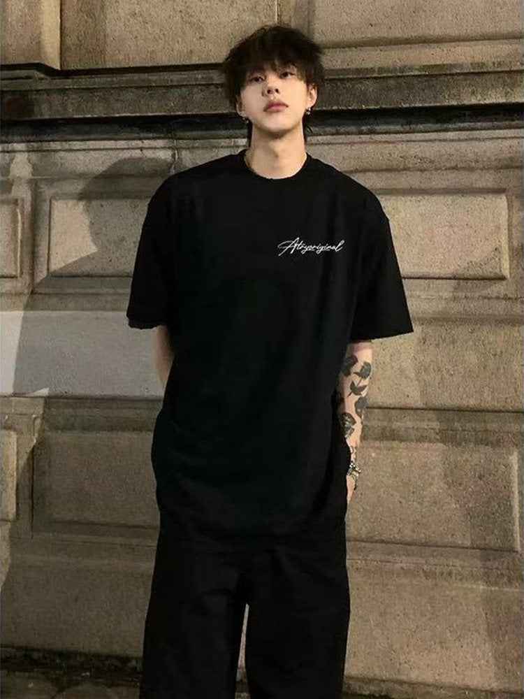 Men's Casual Cotton Short Sleeve T-shirt