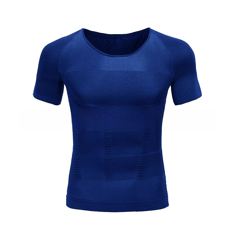 Men's Body Shaping Short Sleeve T-Shirt Colouronova