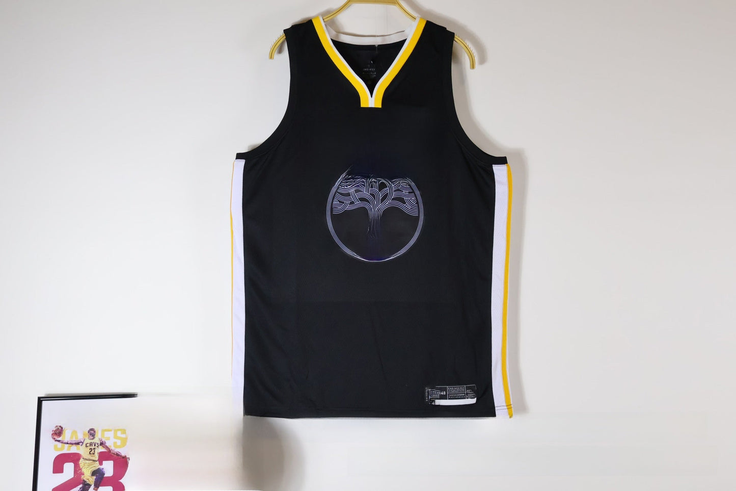 Retro Basketball Jersey Warriors Edition Colouronova