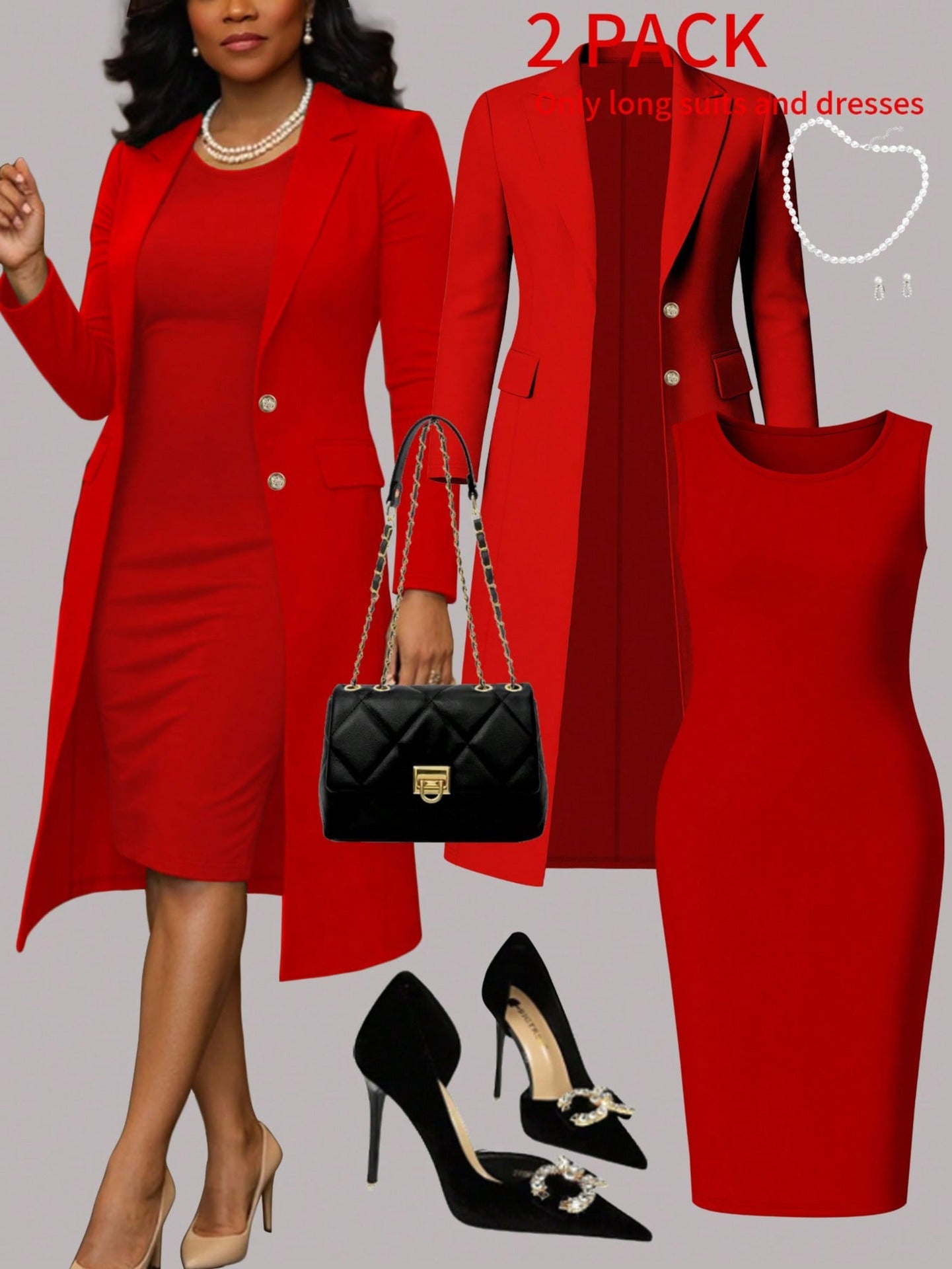 Dress Two-Piece Set Colouronova