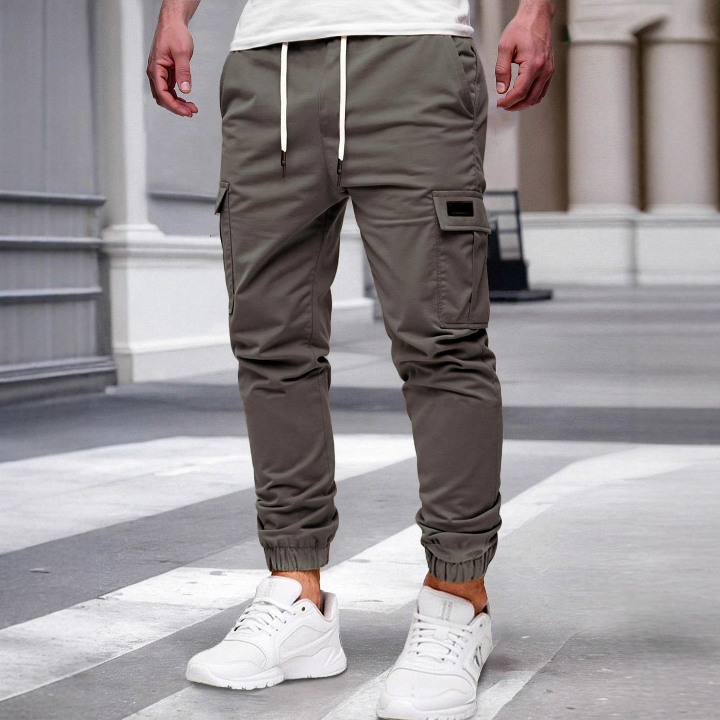 Relaxing multi-pocket work pants Colouronova
