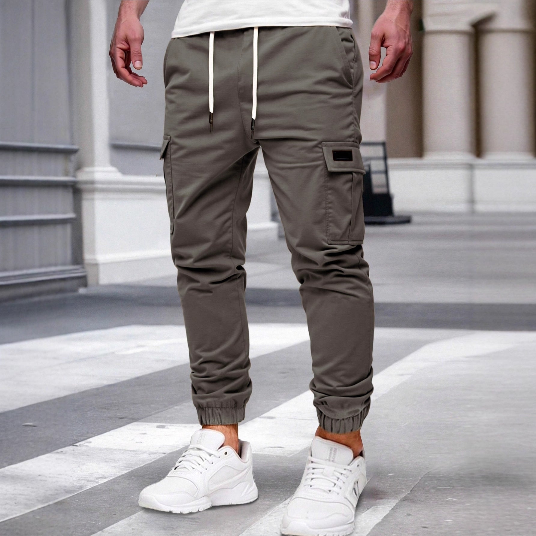 Relaxing multi-pocket work pants Colouronova