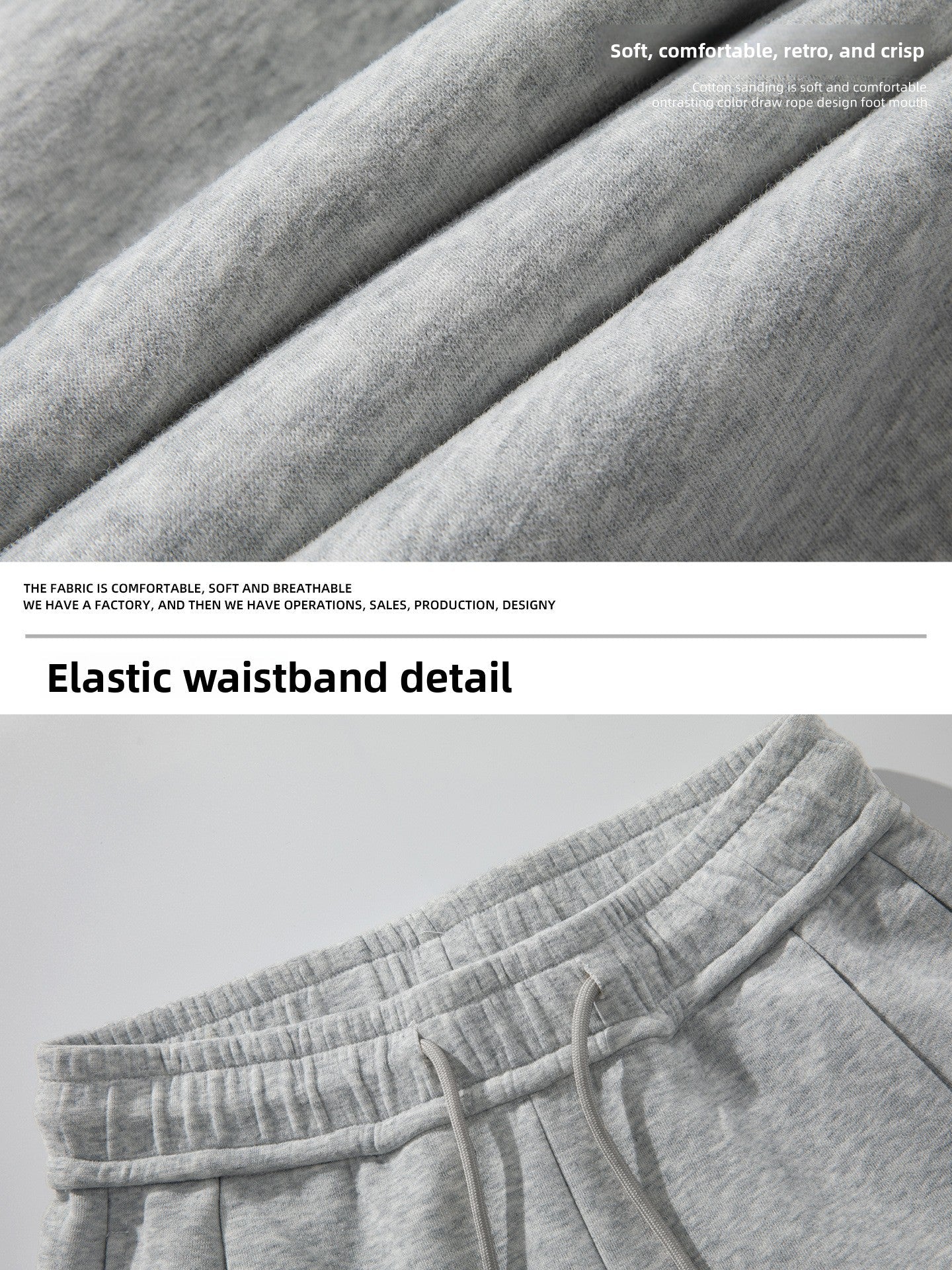 Men's Pleated Casual Sweatpants Loose Fit Colouronova