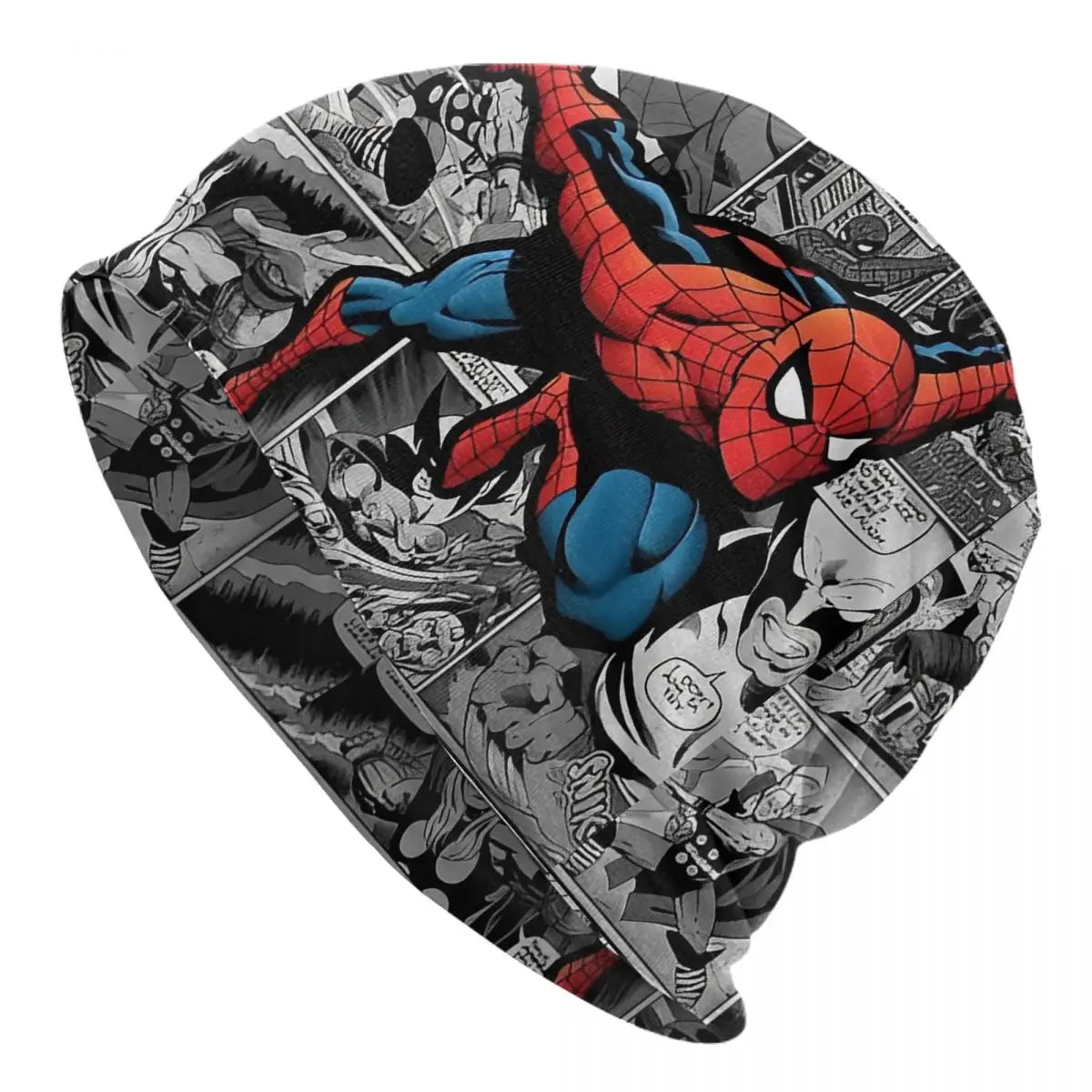 Spider-Man Spiderman Hero Skullies Beanies Hat Goth Unisex Outdoor Cap Warm Multifunction Bonnet - Colouronova