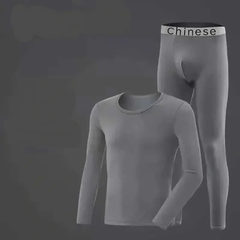 Men's Winter Thermal Underwear Long  Men Keep Warm Tops+Pants Two-piece Set Thick Clothes Comfortable Thermo Underwear Sets - Colouronova