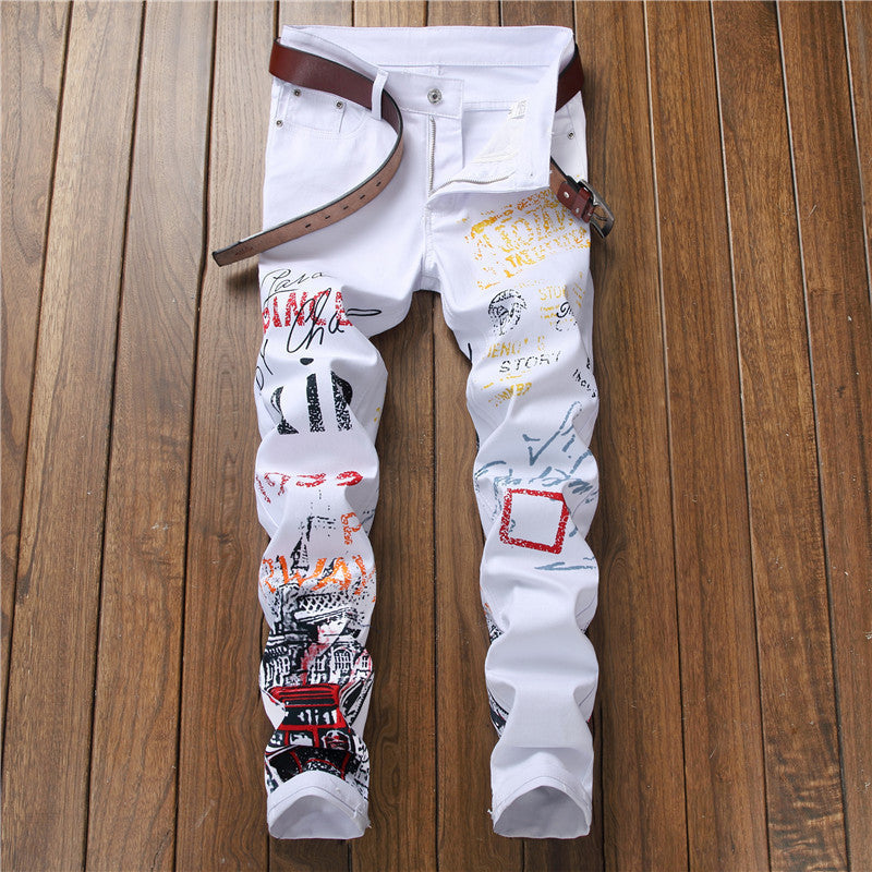 Mens Denim Trousers Colouronova