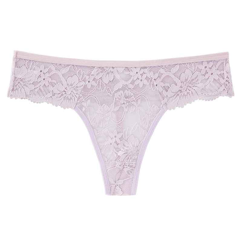 Womens Seamless Low Waist Thong Underwear