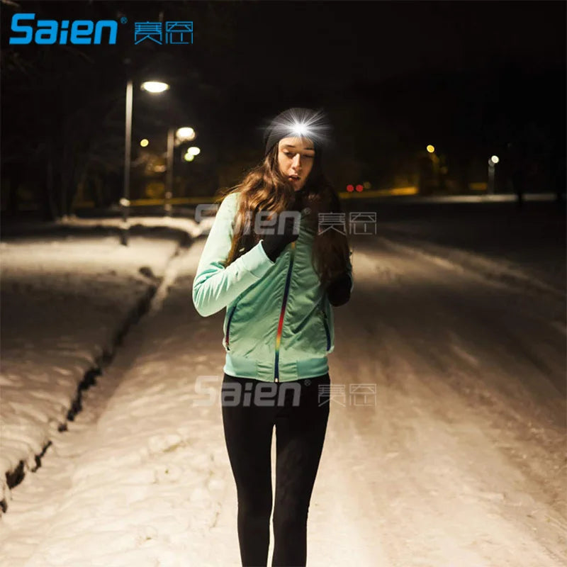 LED Beanie Hat, Built-in Stereo Speakers & Mic, USB Rechargeable LED Lighted Knit Cap, Unisex Christmas Gifts for Men, Women - Colouronova