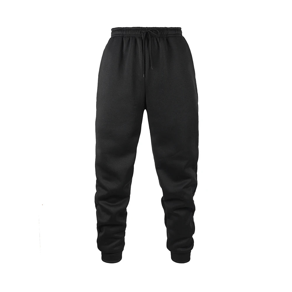 Mens Jogging Sports Pants Autumn Winter Sweatpants Men Sports Gym Trousers Fashion Solid Color Casual Workout Long Pants - Colouronova