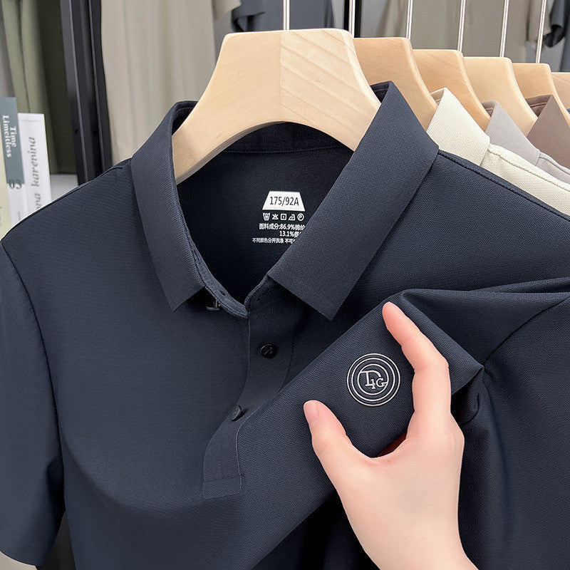 Men's Casual Short Sleeve Polo Shirt Colouronova