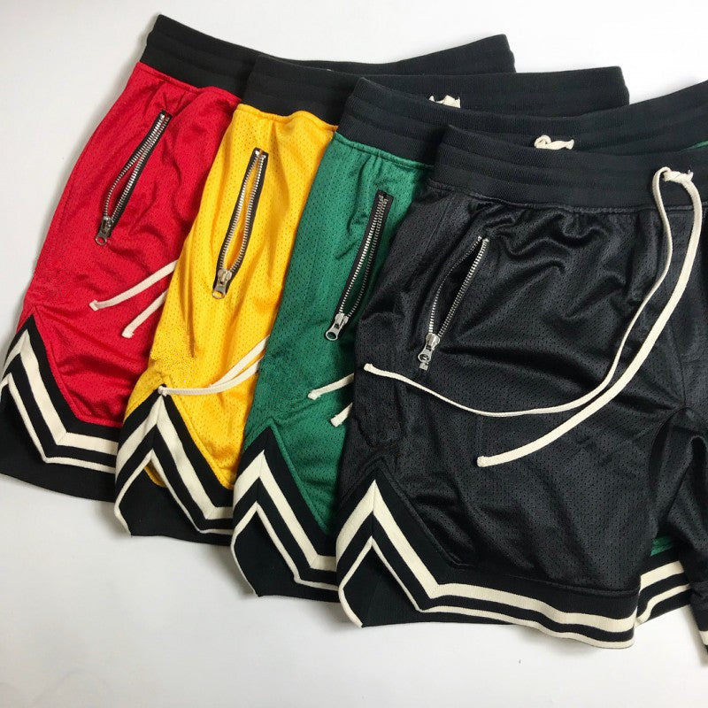 Summer Thin Mesh Sports Shorts Colouronova