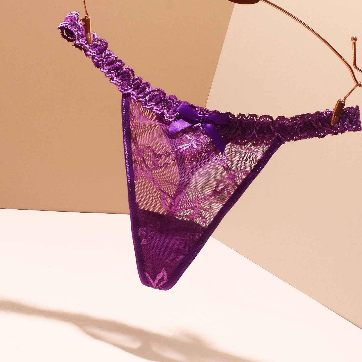 Womens Invisible Soft Breathable Thong Panties