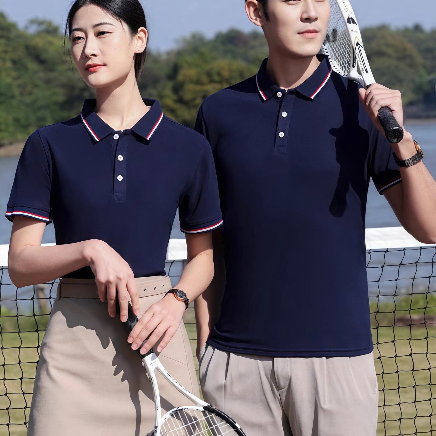 Short-sleeved polo shirt for men's summer workwear Colouronova