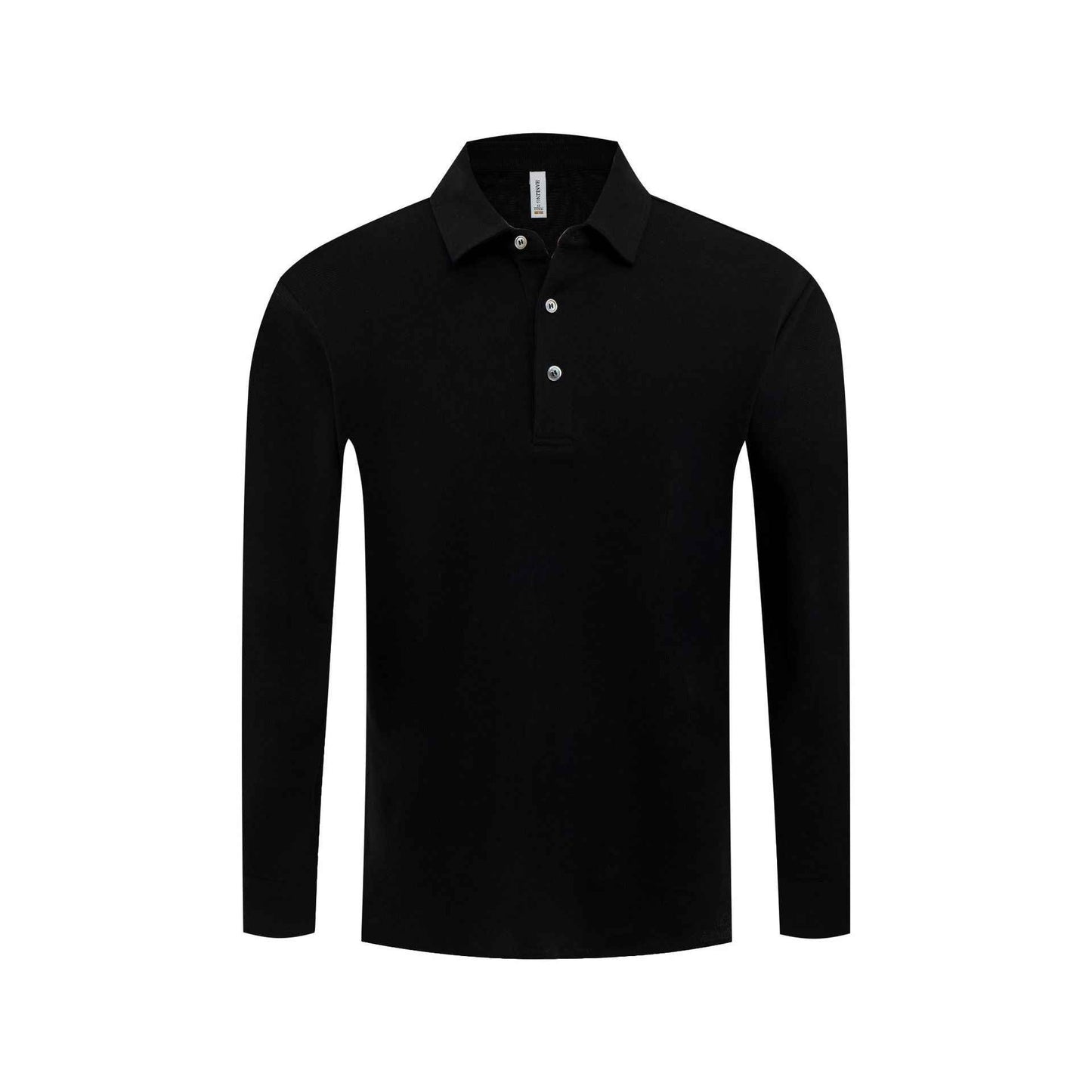 Customizable Long Sleeve Polo Shirt for Men