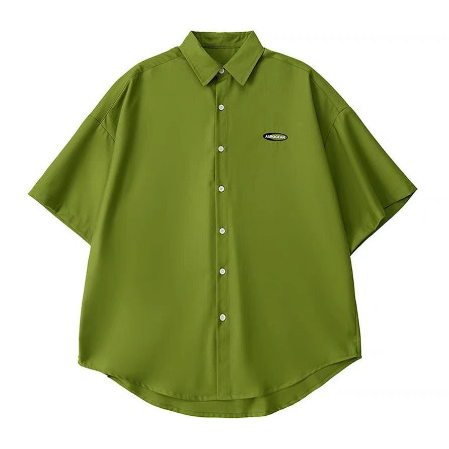 Men's floral short-sleeved shirt Colouronova