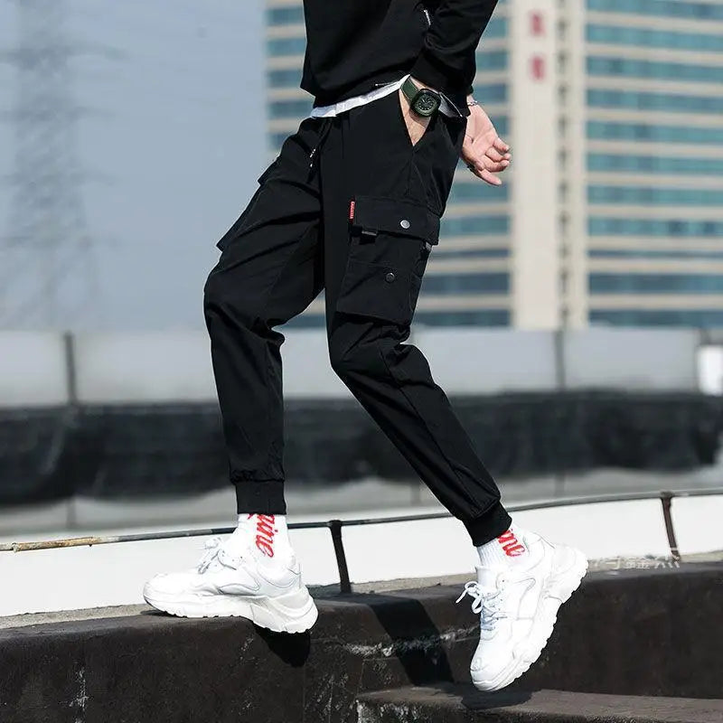 Cargo Pants for Men Mens Fashion Joggers Sports Pants Casual Cargo Pants Gym Sweatpants Trousers Mens Long Pant - Colouronova